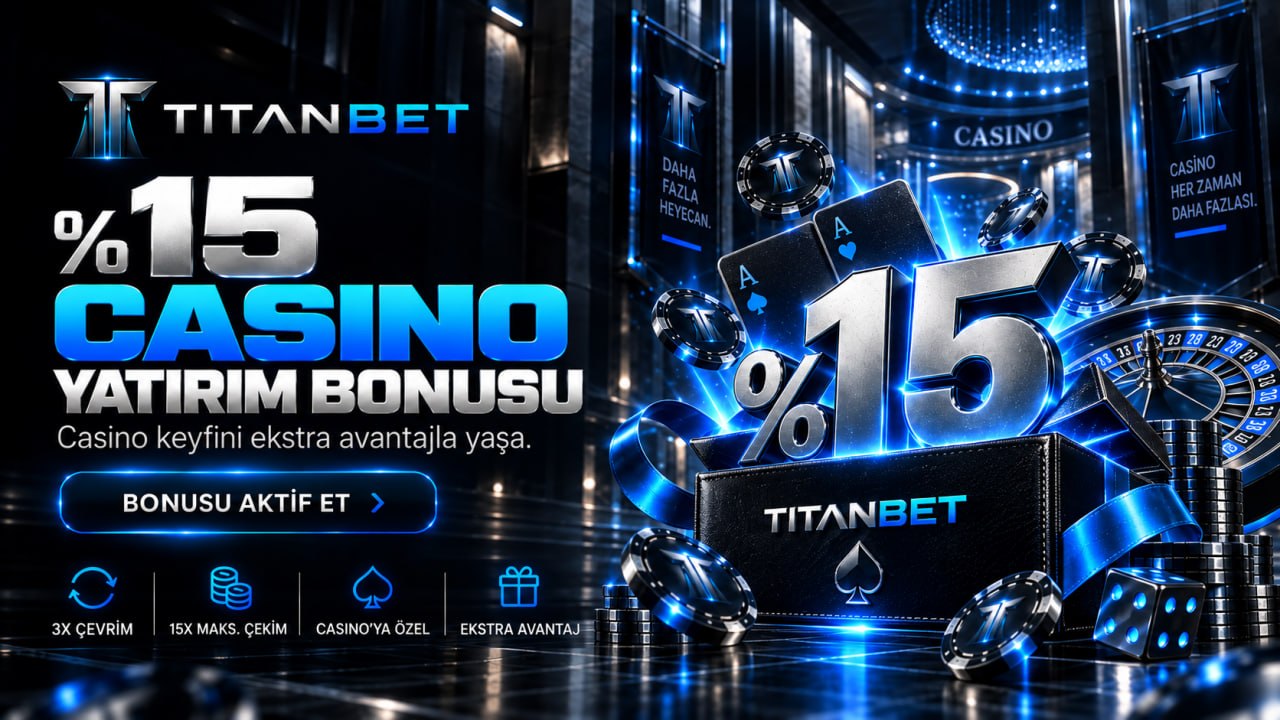 %15 CASINO YATIRIM BONUSU